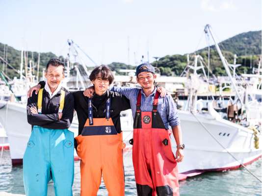 伝統と経験受け継ぐ鯛漁師三世代